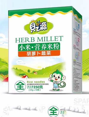 貝之源小米營養米粉盒裝-淮山薏米