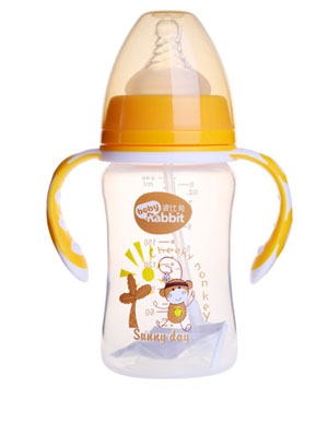 波比兔黃色奶瓶