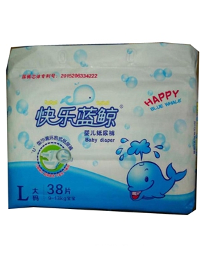 快樂藍鯨嬰兒紙尿褲L