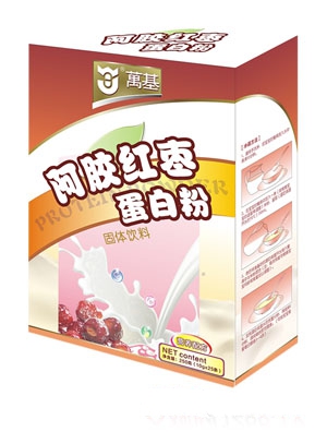 萬基阿膠紅棗蛋白質粉聽裝