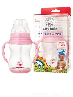 Baby Smile���ڏ������Ԅ�PP��ƿ320ml���S��