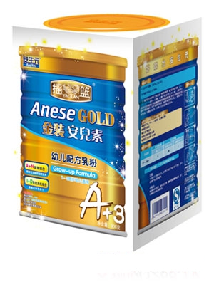 安生元金裝安兒素較大嬰兒配方乳粉聽裝