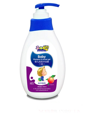 千本櫻嬰兒兒童洗發沐浴二合一500ml