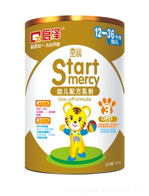 啟澤較大嬰兒配方乳粉金裝2段聽