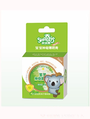 樹袋熊嬰兒洋甘菊玉米爽身粉