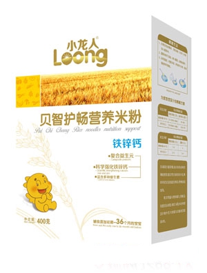 小龍人胡蘿卜核桃貝智護暢營養米粉盒裝