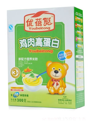 優蓓聰雞肉高蛋白營養米粉3段