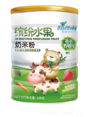 恩溢佳兒草莓+胡蘿卜西蘭花增免奶米粉