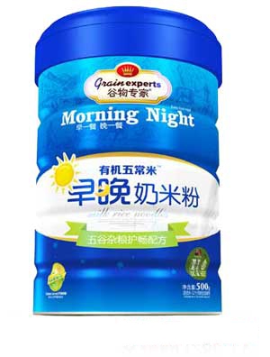 谷物專家早晚奶米粉鐵聽-五谷雜糧