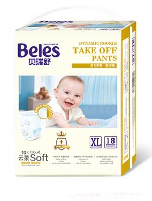 貝瑞舒活力新秀脫拉褲L碼