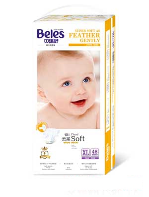 貝瑞舒上等羽柔紙尿褲(大)M碼