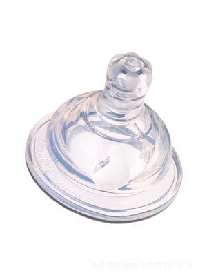 清素立體仿生奶嘴(寬口徑-慢流量-1件裝)