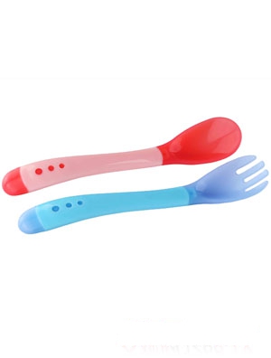 喜哇哇感溫湯叉組