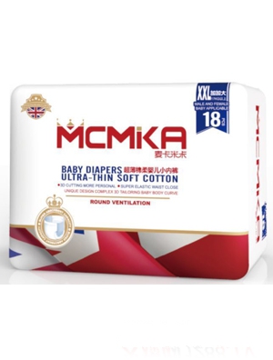麥卡米卡超薄棉柔紙尿褲M62