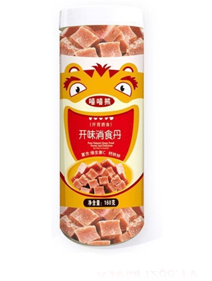 嘻嘻熊山楂系列透明塑料罐雪麗球