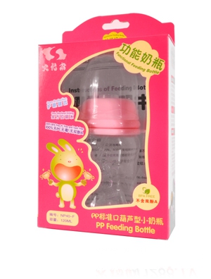 史代爾PP標準口葫蘆型奶瓶120ml粉