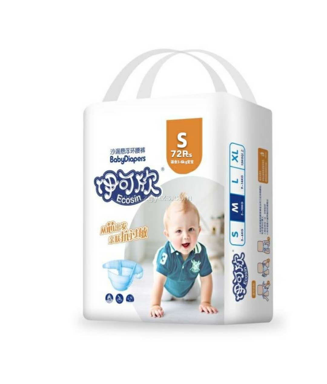 伊可欣紙尿褲S 72片