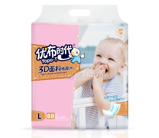 優布時代3D面料紙尿片L68片