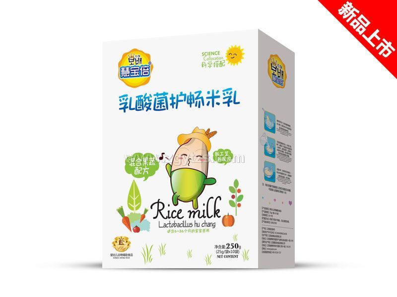 乳酸菌護暢米乳盒裝-混合果蔬