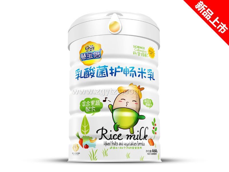 乳酸菌護暢米乳鐵聽-混合果蔬