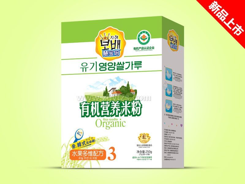 有機米粉盒裝-水果多維