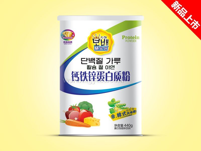 蛋白質粉440g紙聽-鈣鐵鋅