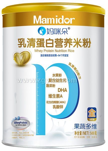 媽咪朵果蔬多維乳清蛋白營養米粉罐裝