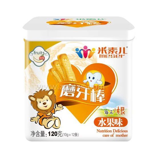 米素兒水果味磨牙棒