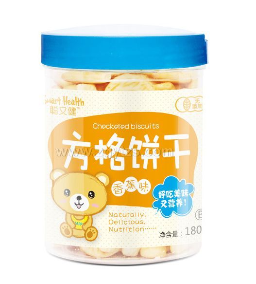 聰又健方格餅干(香蕉味)