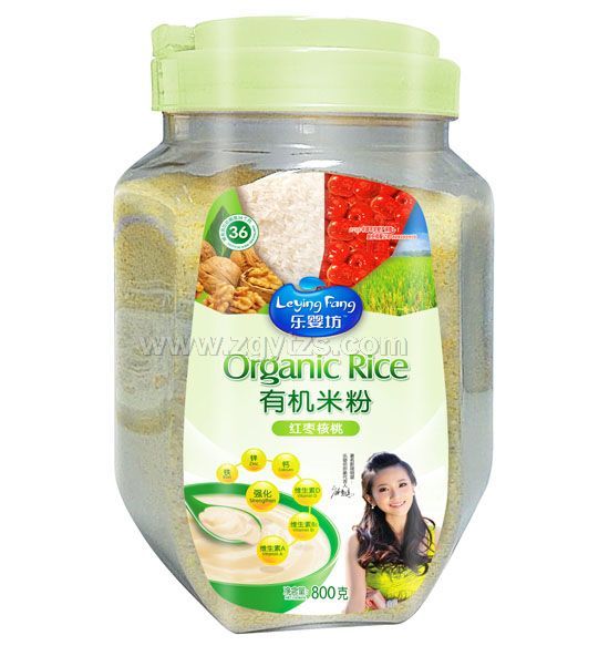 樂嬰坊有機米粉紅棗核桃800克