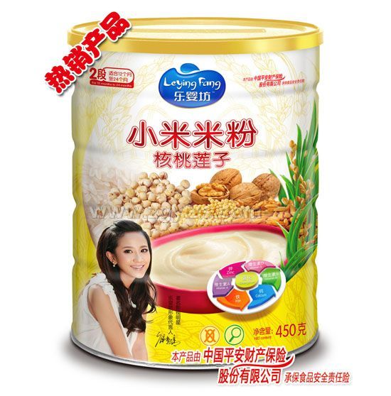 樂嬰坊小米米粉核桃蓮子