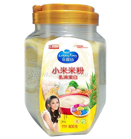 樂嬰坊小米米粉乳清蛋白800克