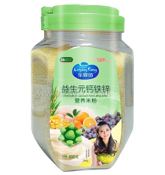 樂嬰坊營養米粉益生元鈣鐵鋅800克