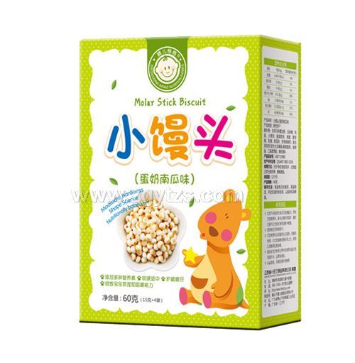 小豆丁小饅頭-蛋奶南瓜味