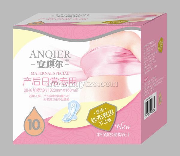 安琪爾產婦產后日常護理用紙 10片-AQE