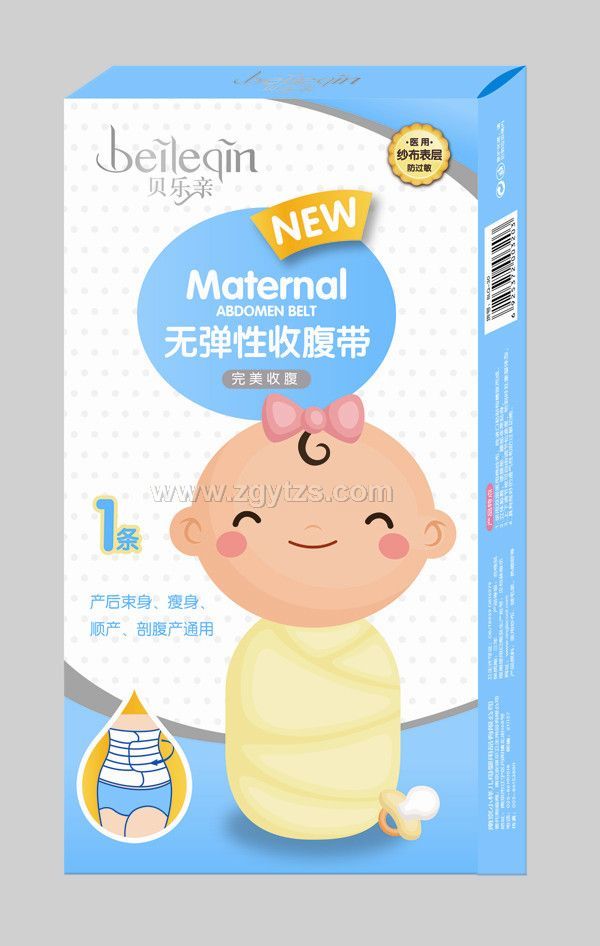 貝樂親醫用紗布無彈束腹帶-1條