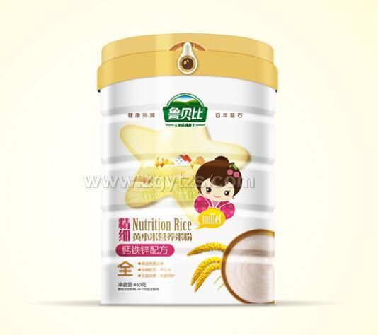 精細黃小米營養米鈣鐵鋅配方聽裝