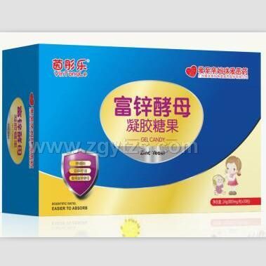 富鋅酵母凝膠糖果