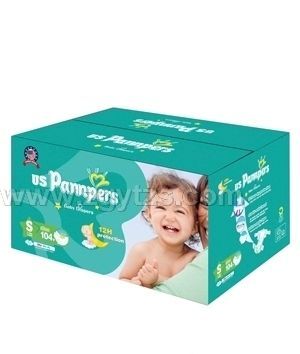uspannpers全芯體大環腰紙尿褲盒裝S碼104片