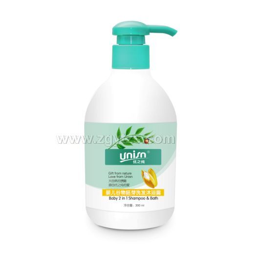 優之純~嬰兒谷物胚芽洗發沐浴露 300ml