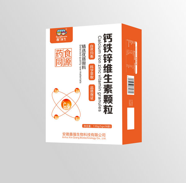 鈣鐵鋅維生素顆粒