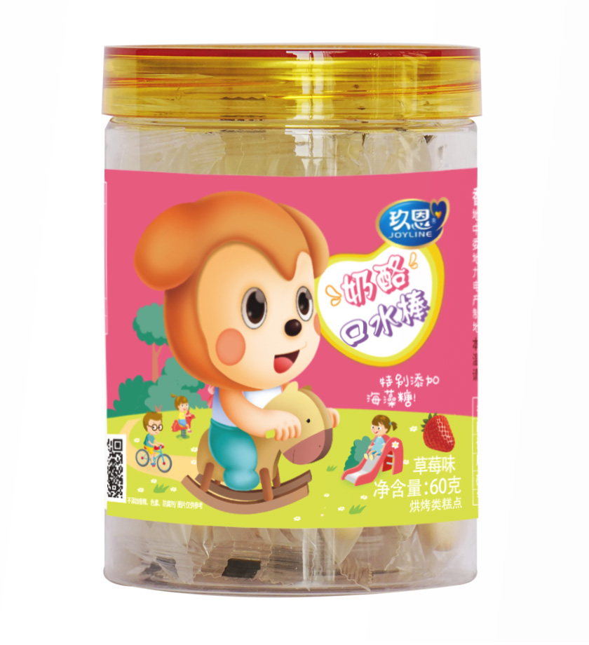 玖恩天然酵母口水棒草莓味