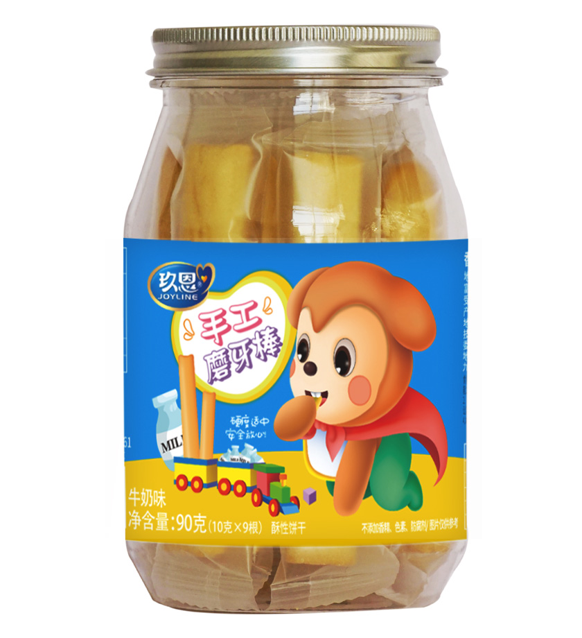 玖恩手工磨牙棒牛奶味