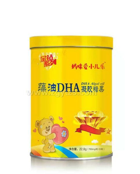 藻油DHA凝膠糖果桶裝