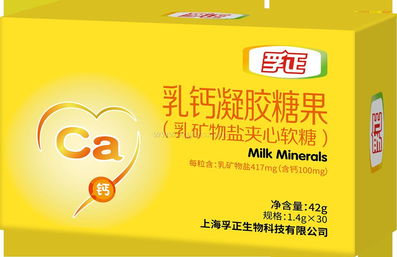 孚正乳鈣凝膠糖果