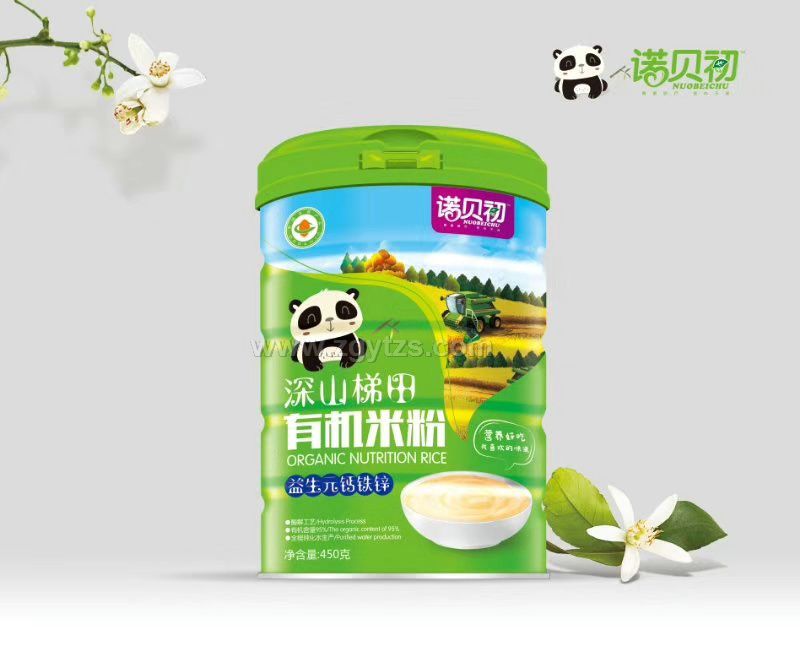 諾貝初深山梯田有機米粉益生元鈣鐵鋅