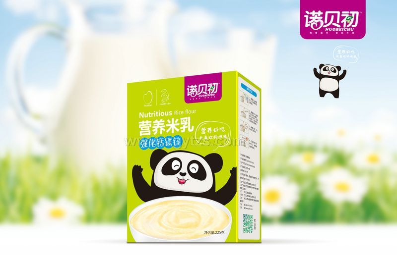 諾貝初營養米乳強化鈣鐵鋅盒裝