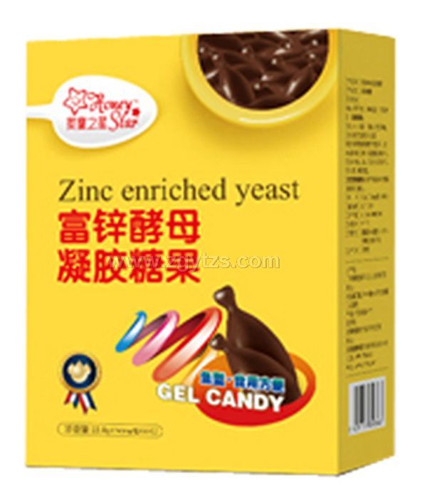 富鋅酵母凝膠糖果