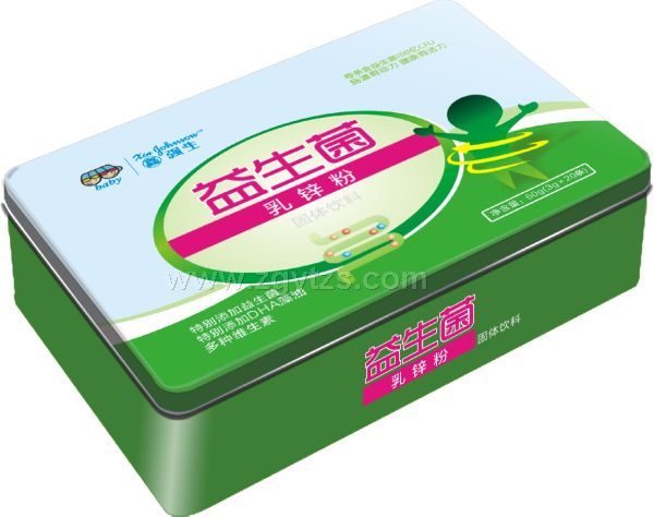 鑫強生-益生菌乳鋅粉-鐵盒