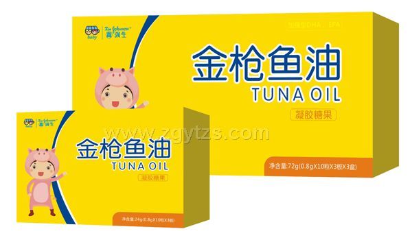 鑫強生-金槍魚油凝膠糖果-紙盒